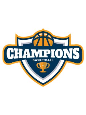 Champions Basketball League logo template