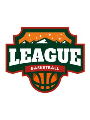 League Basketball logo template