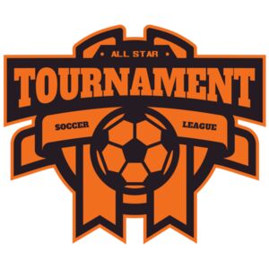 Tournament Soccer league logo template Thumbnail