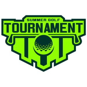Tournament Summer golf logo template Thumbnail