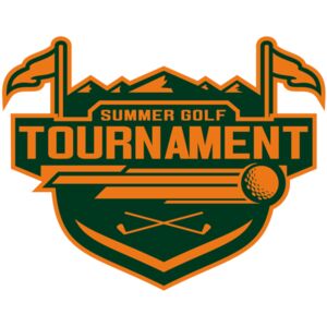 Tournament Summer golf logo template	02 Thumbnail