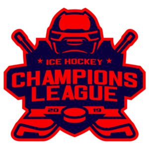 Champions League Ice Hockey logo template Thumbnail