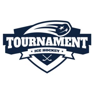 Tournament Ice Hockey logo template 02 Thumbnail