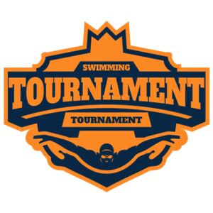 Swimming Tournament logo template Thumbnail