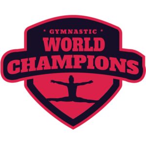 Gymnastic World Champions logo template Thumbnail
