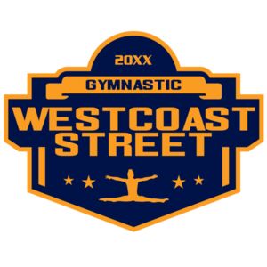 West Coast Street Gymnastic logo template 02 Thumbnail
