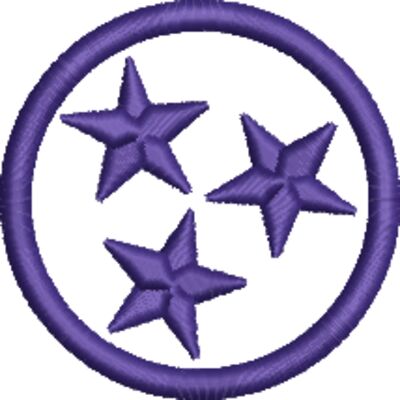 TN Tri-Star Navy Embroidery