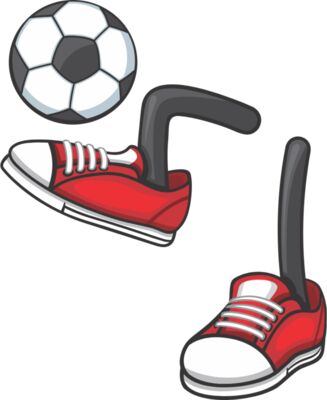 Cartoon Soccer Shoes 1