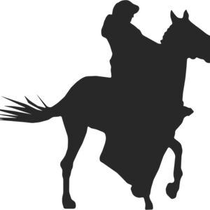 Horseback Silhouette 6 Thumbnail