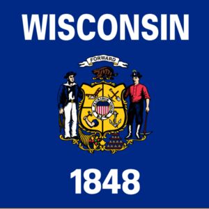 Wisconsin Flag Thumbnail