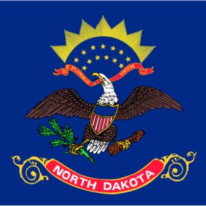 North Dakota Flag Thumbnail