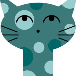 Colorful Polka Dot Cat 1 Thumbnail