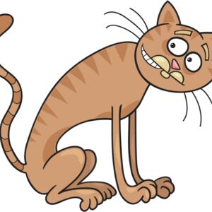 Colored Cartoon Cat 4 Thumbnail