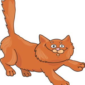 Colored Cartoon Cat 3 Thumbnail