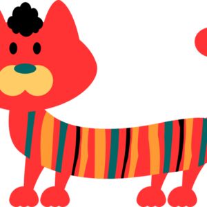 Colorful Striped Cat 2 Thumbnail