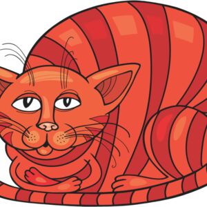 Colored Cartoon Cat 6 Thumbnail