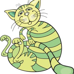 Colored Cartoon Cat 1 Thumbnail