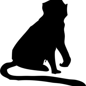 Monkey Silhouette 3 Thumbnail