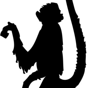 Monkey Silhouette 2 Thumbnail