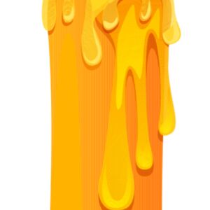Halloween Orange Wax Candle 1 Thumbnail