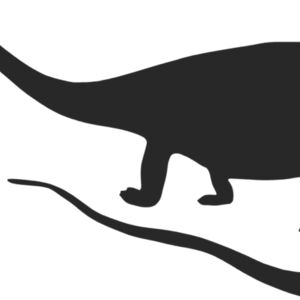 Brachiosaurus Dinosaur Silhouette 5 Thumbnail