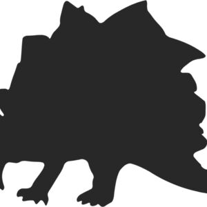 Stegosaurus Dinosaur Silhouette 2 Thumbnail