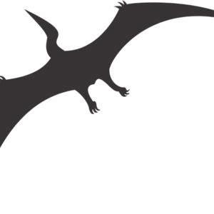 Pterodactyl Dinosaur Silhouette 1 Thumbnail
