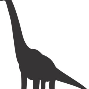 Brachiosaurus Dinosaur Silhouette 3 Thumbnail