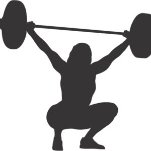 Exercise Weight Lifting Silhouette 9 Thumbnail
