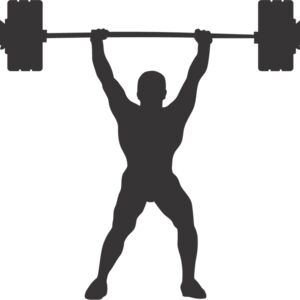 Exercise Weight Lifting Silhouette 8 Thumbnail
