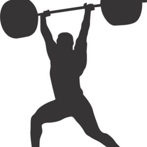 Exercise Weight Lifting Silhouette 6 Thumbnail