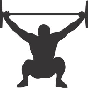 Exercise Weight Lifting Silhouette 11 Thumbnail