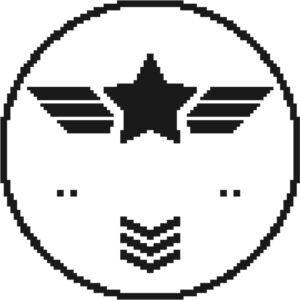 Military Pixel Star Chevron Emblem 1 Thumbnail