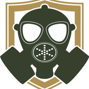 Military Gas Mask Shield Badge 1 Thumbnail