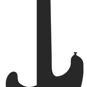 Electric Guitar Silhouette 2 Thumbnail