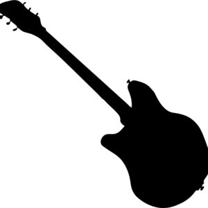 Electric Guitar Silhouette 13 Thumbnail
