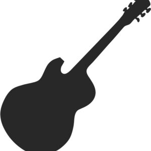 Electric Guitar Silhouette 6 Thumbnail