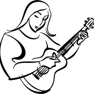 Girl Playing Guitar 2 Thumbnail