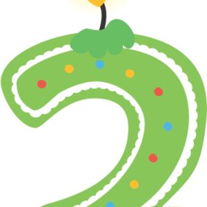 Two Birthday Candle Number 1 Thumbnail