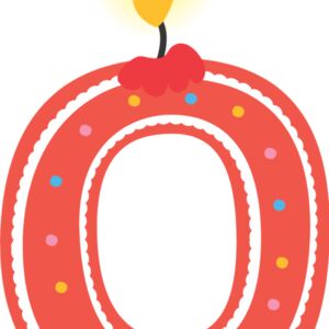 Zero Birthday Candle Number 1 Thumbnail