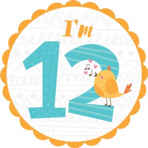Twelve Birthday Animal Bird Number 1 Thumbnail