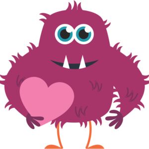 Cute Monster Heart 5 Thumbnail