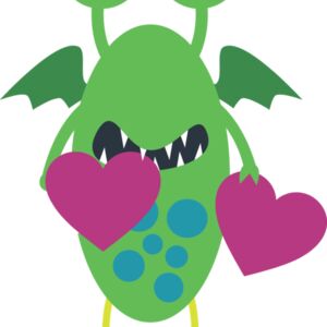 Cute Monster Heart 8 Thumbnail