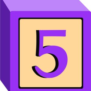 Toy Block Five 5 Thumbnail