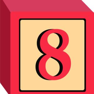 Toy Block Eight 8 Thumbnail