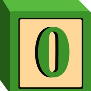 Toy Block Zero 0 Thumbnail