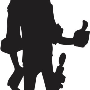 Cartoon Cowboy Silhouette 5 Thumbnail