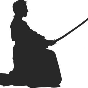 Martial Arts Fighter Silhouette 20 Thumbnail