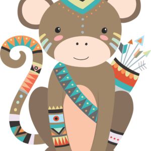 Woodlands Tribal Monkey 1 Thumbnail