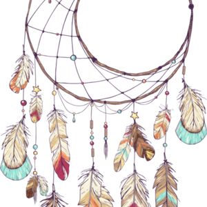 Watercolor Tribal Dream Catcher 1 Thumbnail